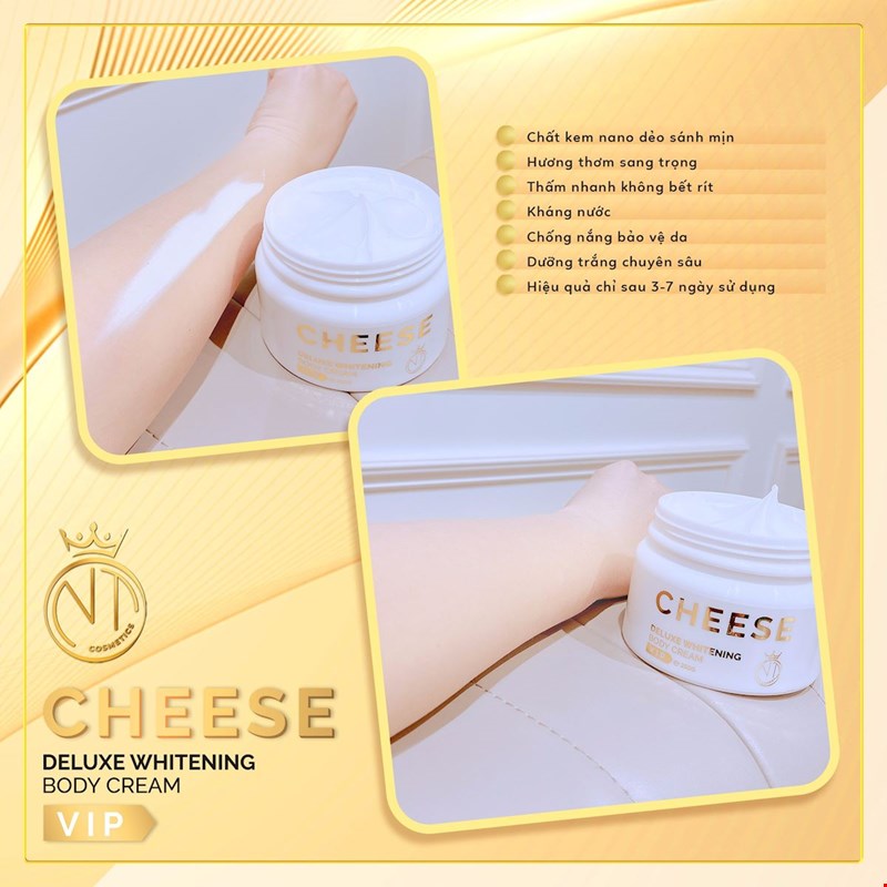 Kem Body Cheese Phô Mai Deluxe Whitening