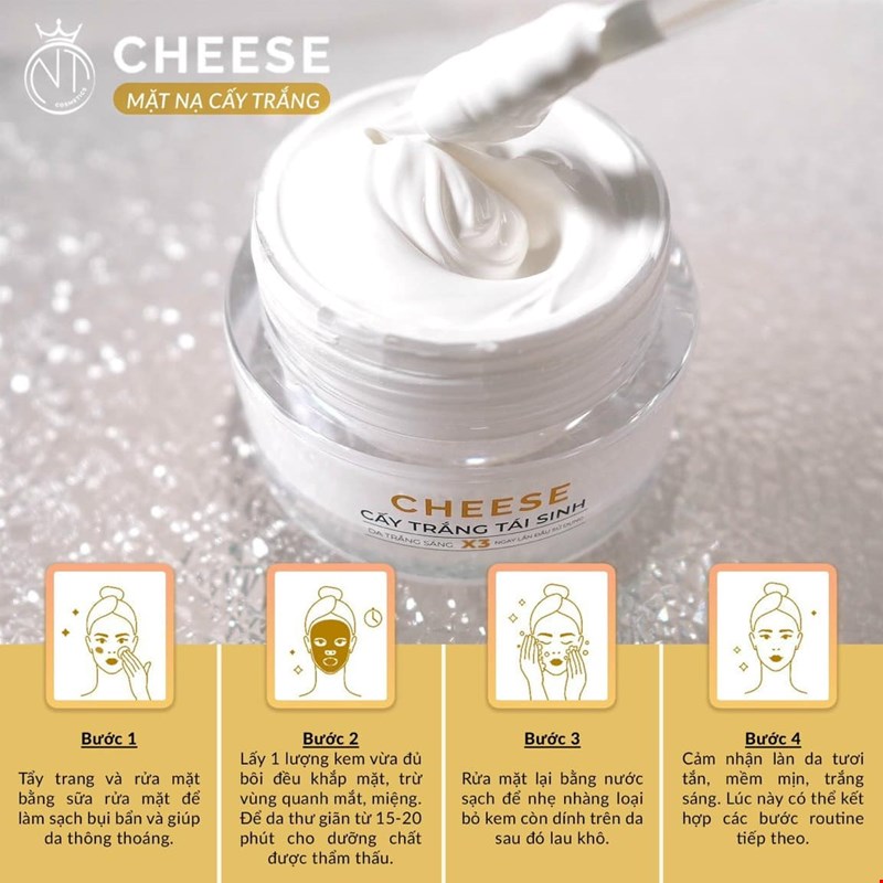 Mặt Nạ Cấy Trắng Tái Sinh Cheese