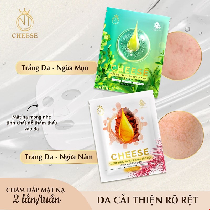 Mặt Nạ Tảo Xanh Cheese