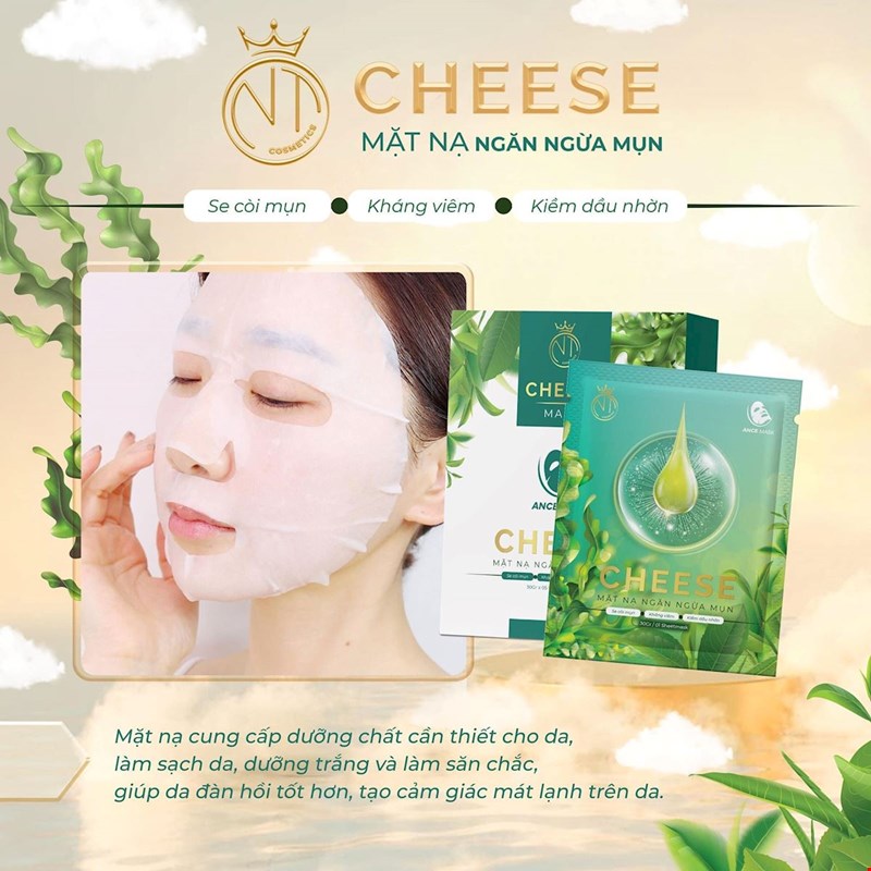 Mặt Nạ Tảo Xanh Cheese