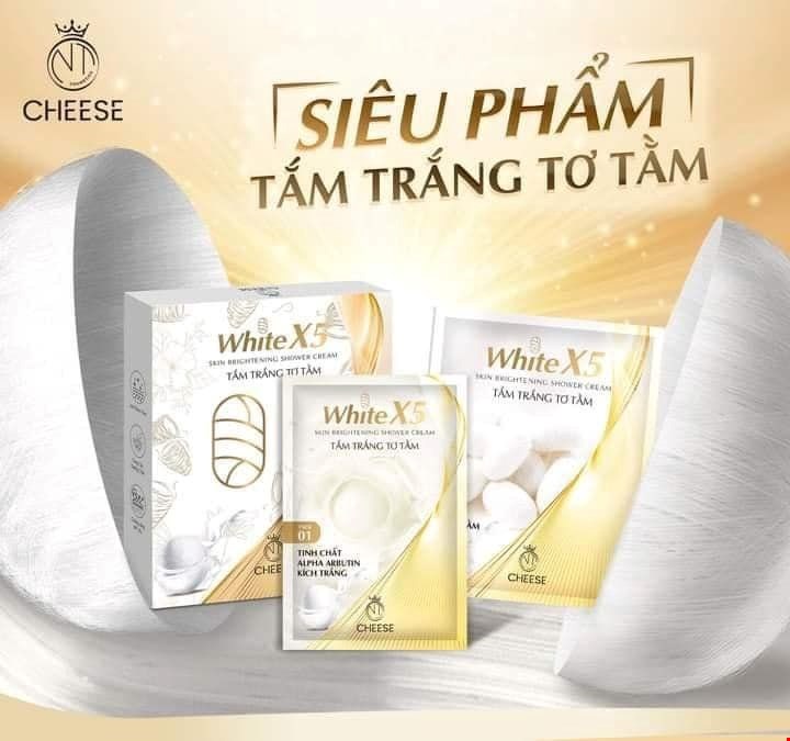 Tắm Trắng Tơ Tầm White X5 Cheese